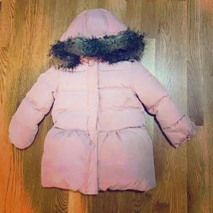 GAP Kids little girls size 4 puff coat